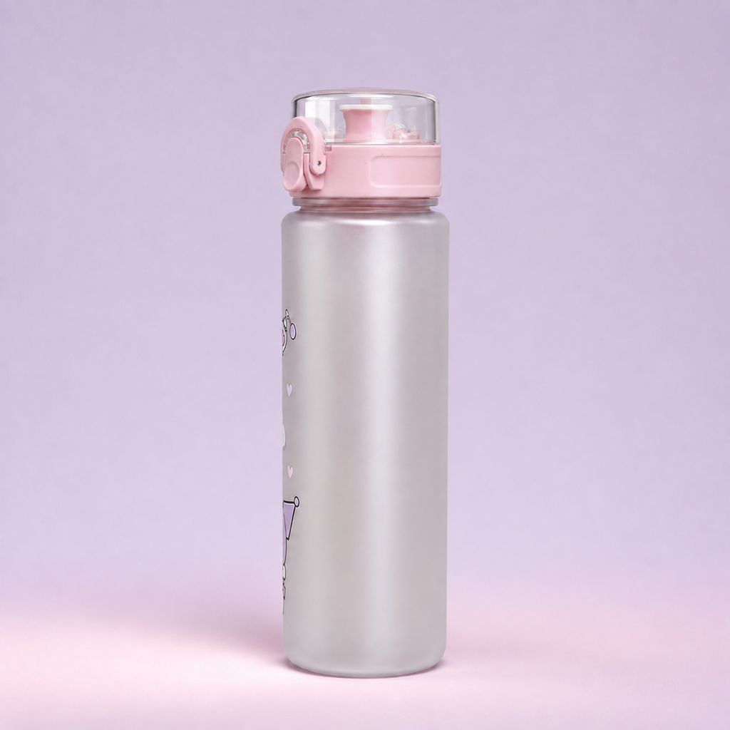 Baby Girl Shaker 800ml Melody Kuromi Baby Pink side view
