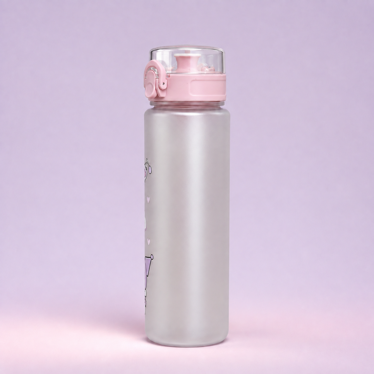 Baby Girl Shaker 800ml Melody Kuromi Baby Pink side view