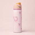 Owala FreeSip 710ml Rose Quartz bottle front view