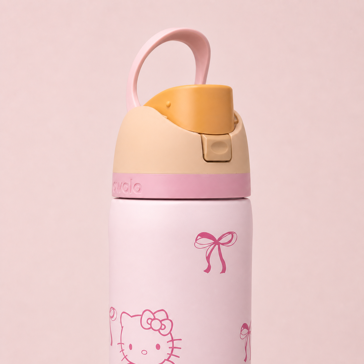 Owala FreeSip 710ml Rose Quartz leak-proof push-button lid