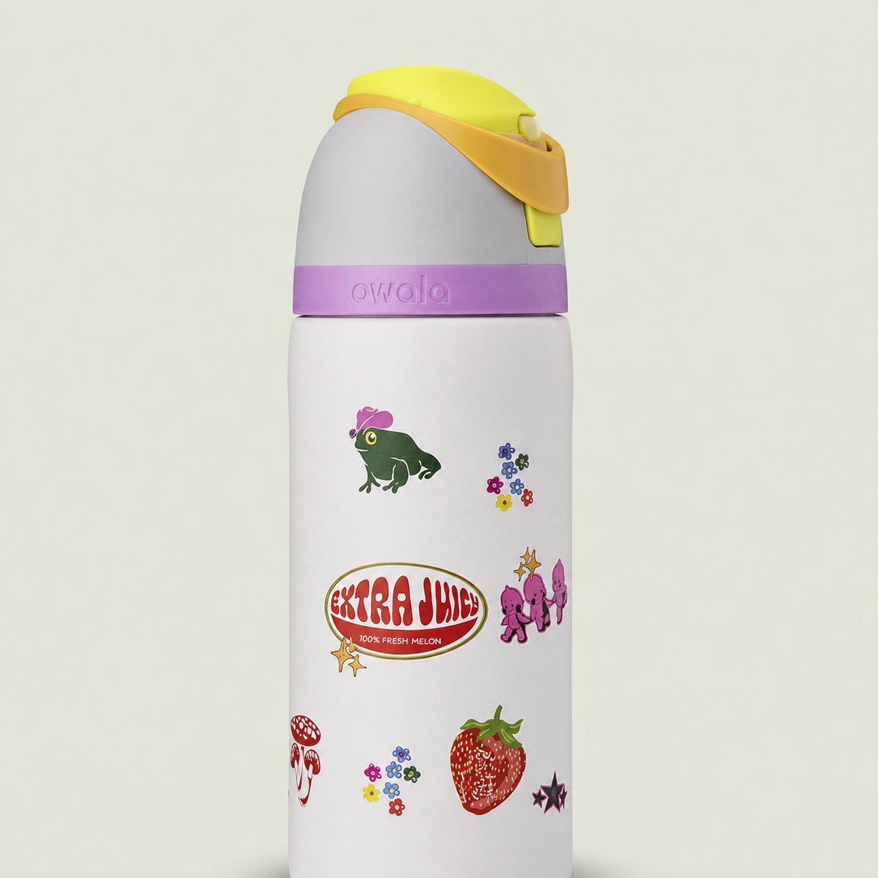 Owala FreeSip 710ml Sunny Daze bottle back view