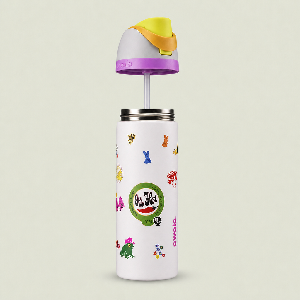 Owala FreeSip 710ml Sunny Daze removable straw and lid
