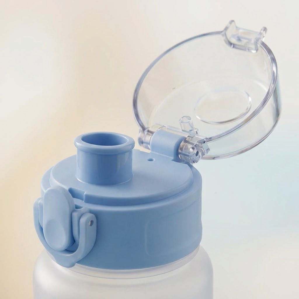 Stitch Shaker 750ml Baby Blue flip-top lid