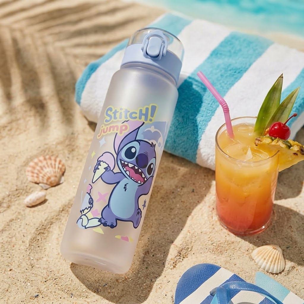 Stitch Shaker 750ml Baby Blue bottle