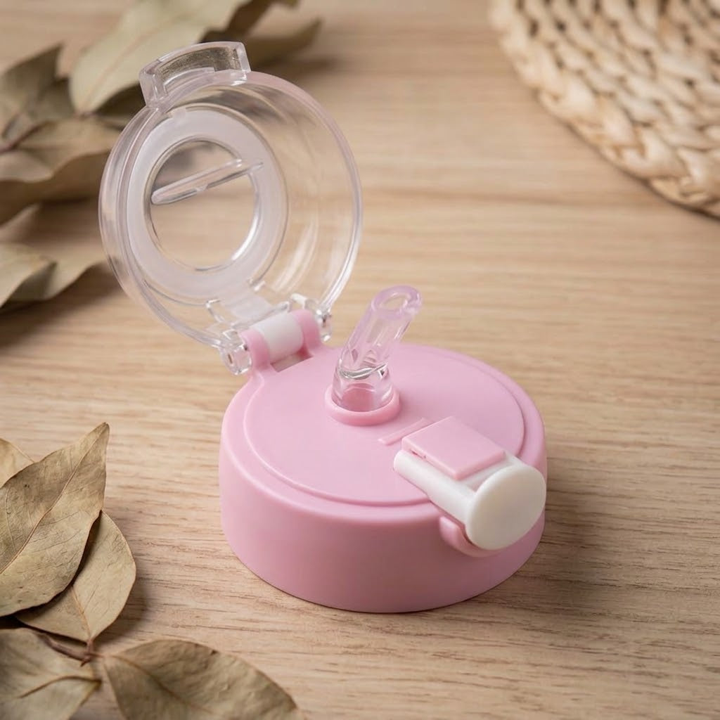 Stitch Shaker 900ml Baby Pink drinking spout and lid